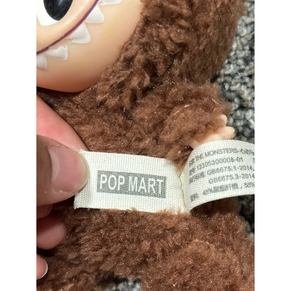 Plush Keychain Pop Mart Unisex Brown Excellent Labubu The Monsters One Size